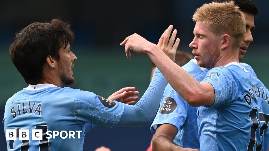 De Bruyne stars as Man City thrash Norwich - BBC Sport