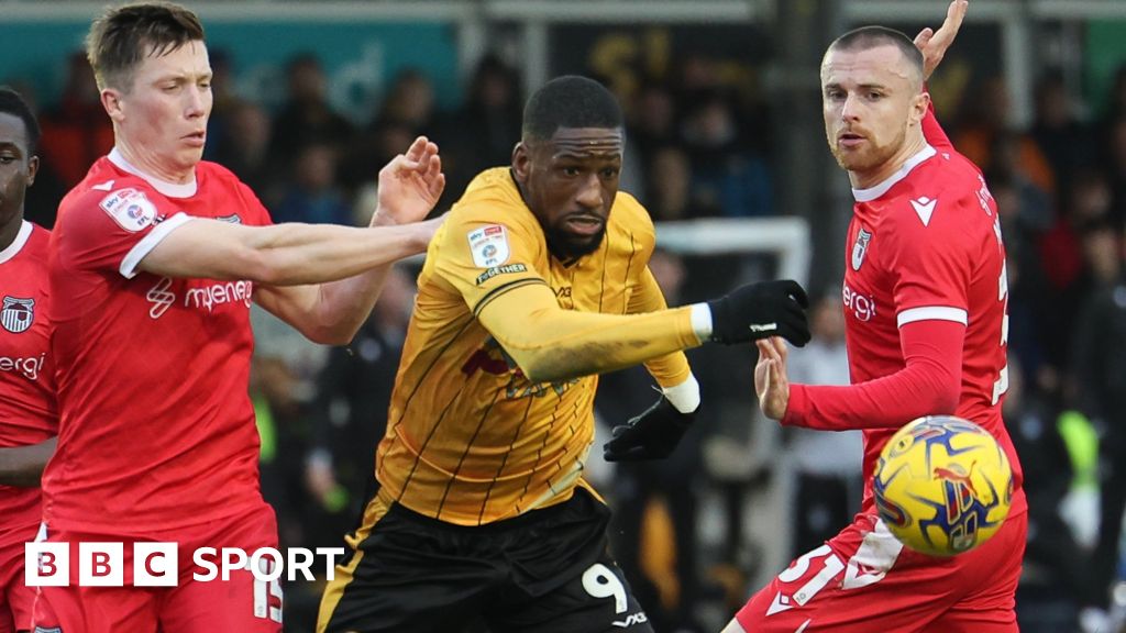 Newport County 11 Grimsby Town Bogle strikes against former club