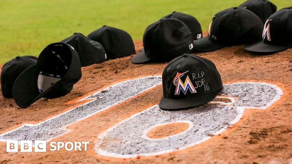 Miami Marlins pay emotional tribute to Jose Fernandez with win