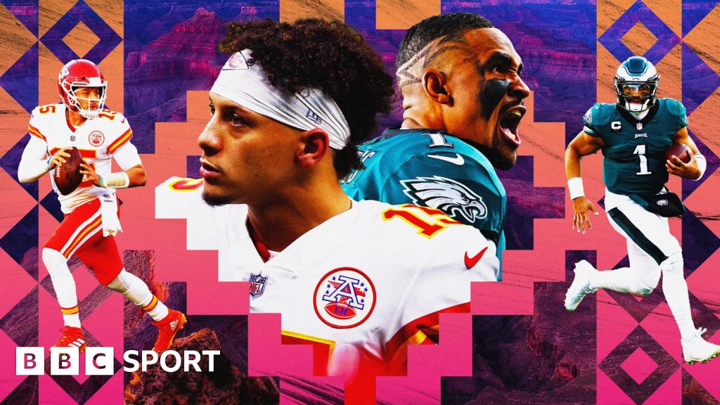 Super Bowl 2023: Patrick Mahomes and Jalen Hurts making NFL history in  Arizona - BBC Sport