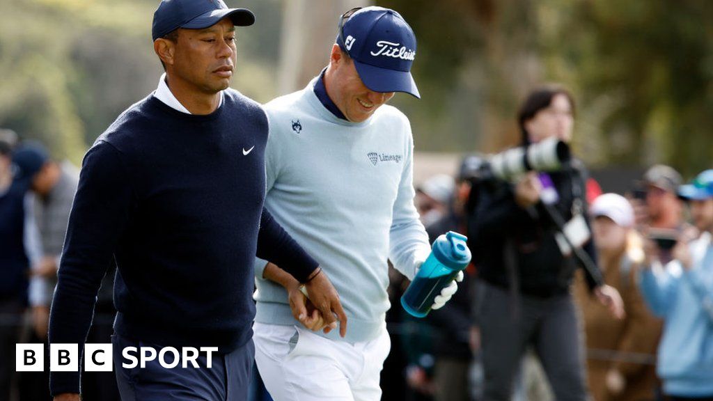 Tiger Woods and Justin Thomas
