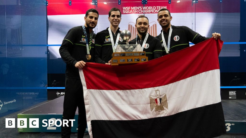 World Squash Team Championship Egypt defeat England to retain men's