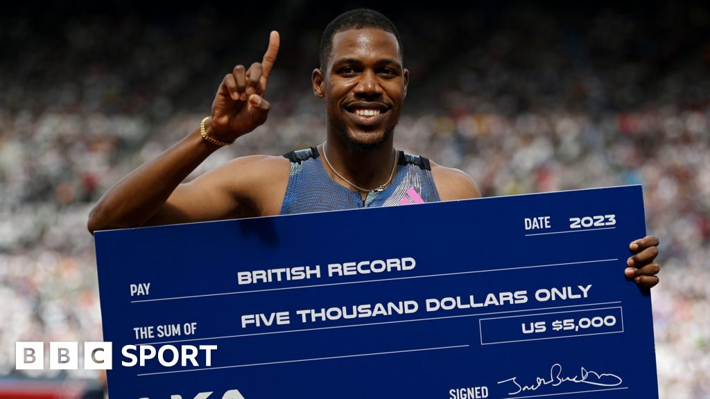 London Diamond League 2023 Zharnel Hughes smashes British 200m record