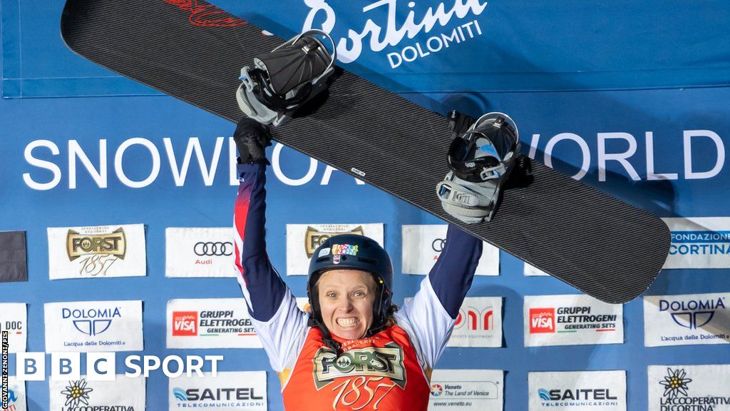 Snowboard Cross World Cup: Charlotte Bankes Takes Gold in Cortina