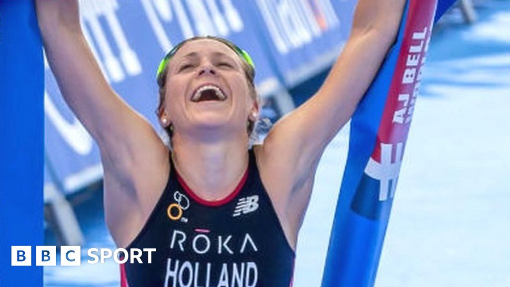 World Triathlon Series: Great Britain's Vicky Holland wins world title ...