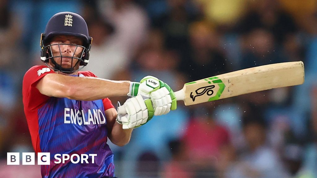 T20 World Cup: England thrash Australia as Jos Buttler hits 71 not out