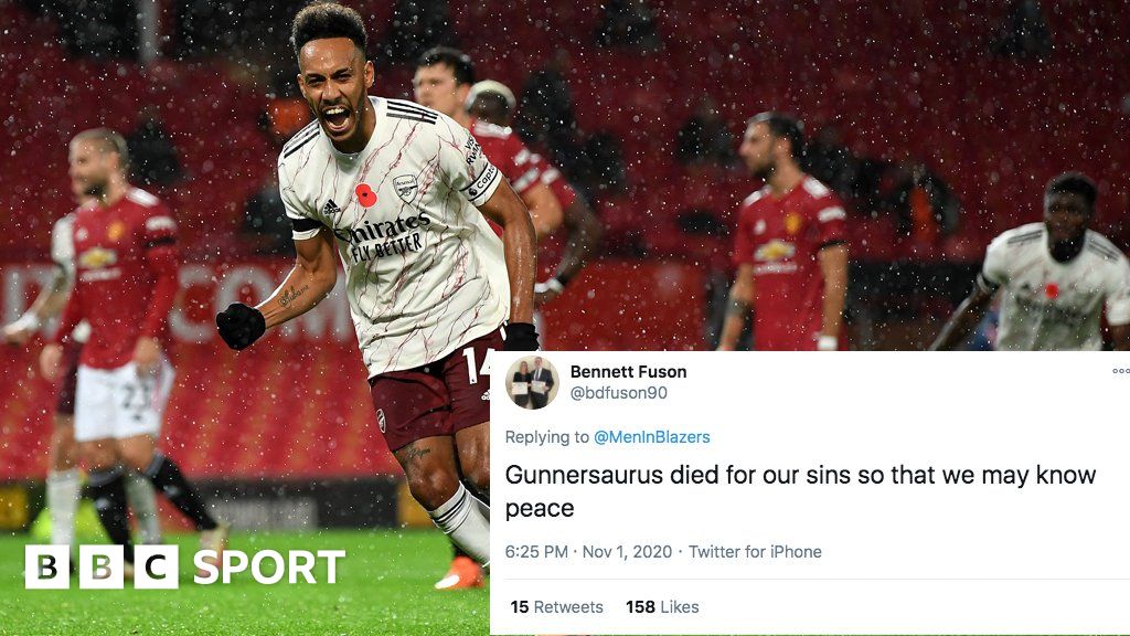 Top football tweets Arsenal win proves 2020 can still surprise BBC Sport