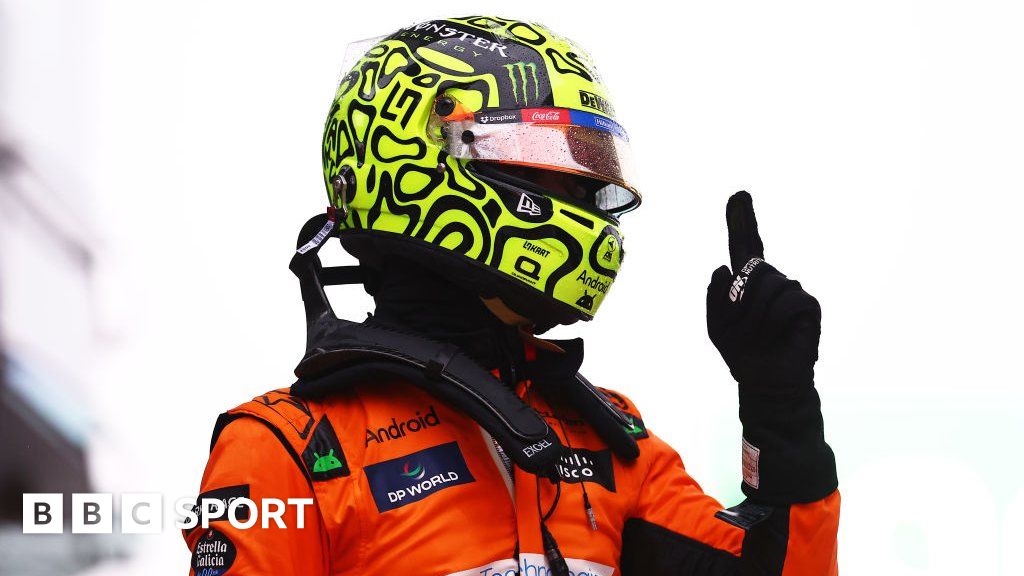 Chinese Grand Prix 2024: Lando Norris on sprint pole ahead of Lewis Hamilton