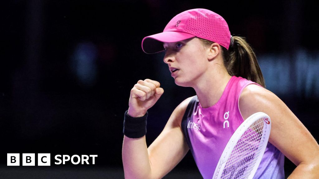 WTA Finals 2024: Iga Swiatek beats Daria Kasatkina but waits on Coco Gauff v Barbora Krejcikova