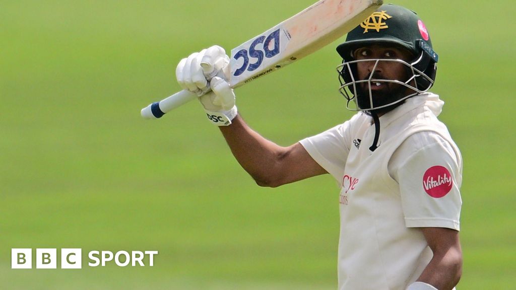 Notts v Lancashire: Haseeb Hameed's 247 puts hosts on brink of win