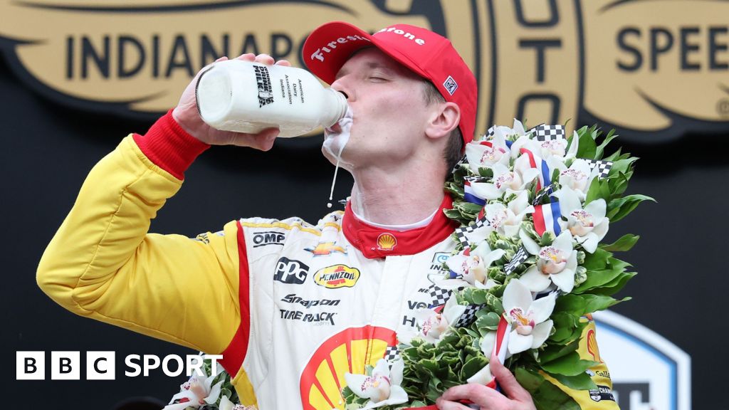 Newgarden wins storm-delayed Indy 500 on final lap