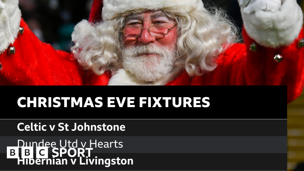 Christmas Eve fixtures return BBC Sport