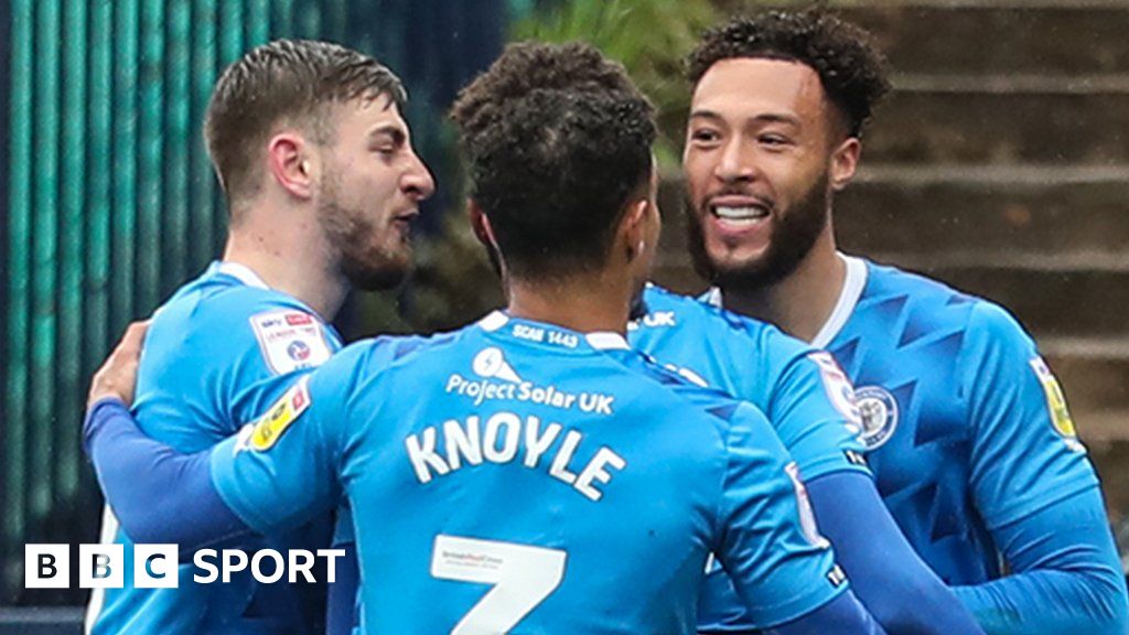 Stockport County 40 Newport County Wootton brace helps boost hosts