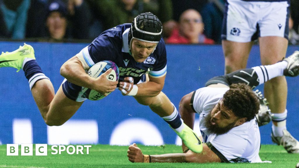 Darcy Graham grabs four in Scotland’s nine-try win over Fiji