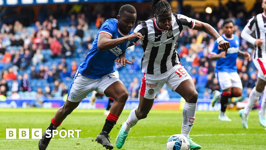 St Mirren v Rangers Team news BBC Sport