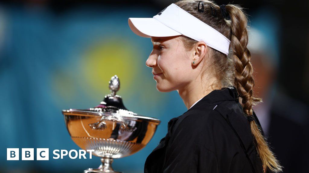 Italian Open: Elena Rybakina wins Rome final as Anhelina Kalinina retires injured