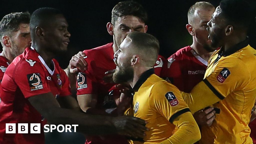 Wrexham v Newport County The Welsh derby between clubs who are miles