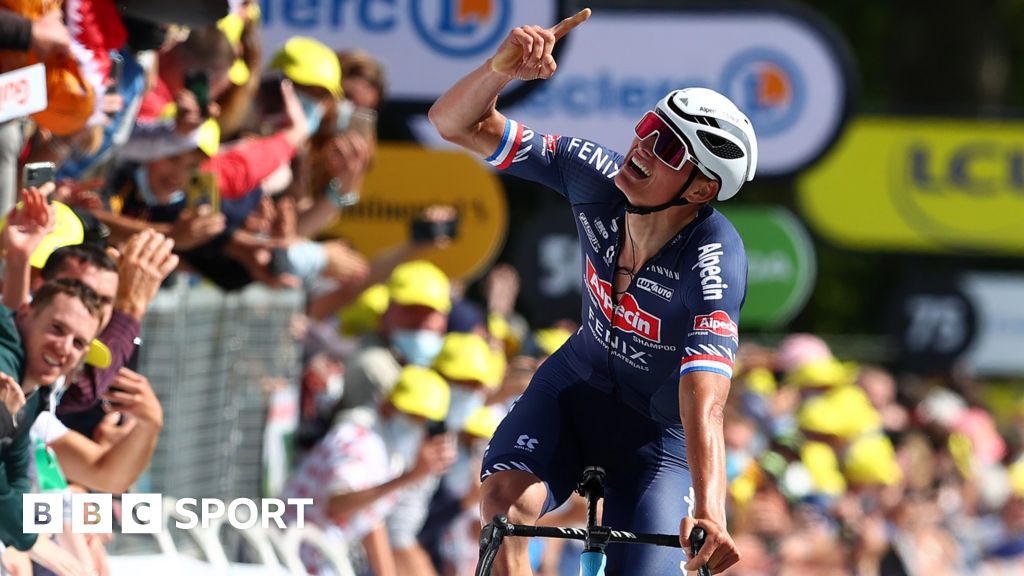 Tour de France 2021: Mathieu van der Poel wins stage two to take yellow jersey