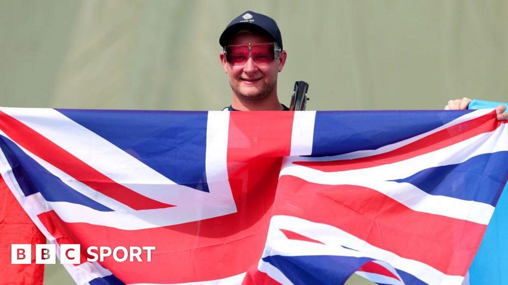 Olympics shooting: Great Britain’s Nathan Hales wins men’s trap gold