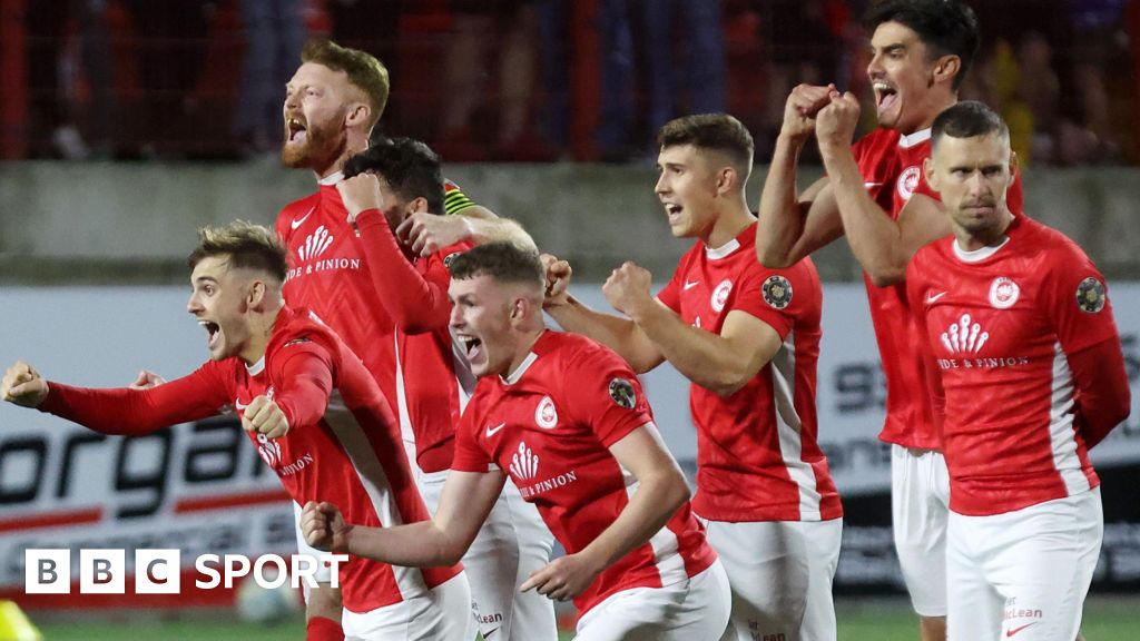 Lynch hails Larne players after European heroics