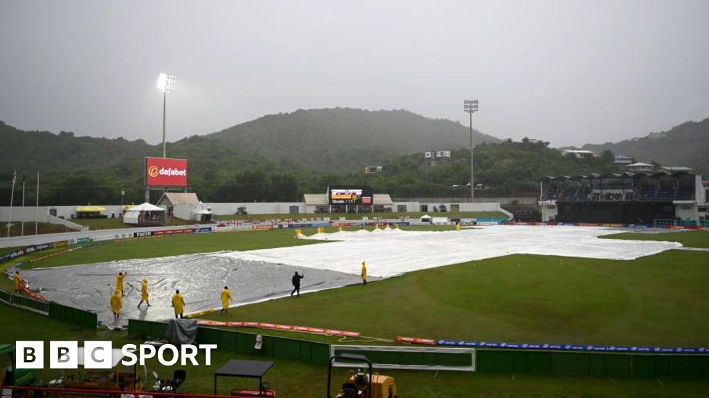 West Indies vs England: Fifth T20 washed out by rain as visitors win series 3-1