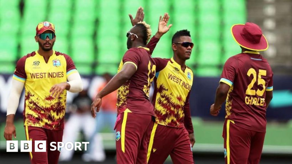 West Indies secure victory over Papua New Guinea in T20 World Cup with five-wicket win