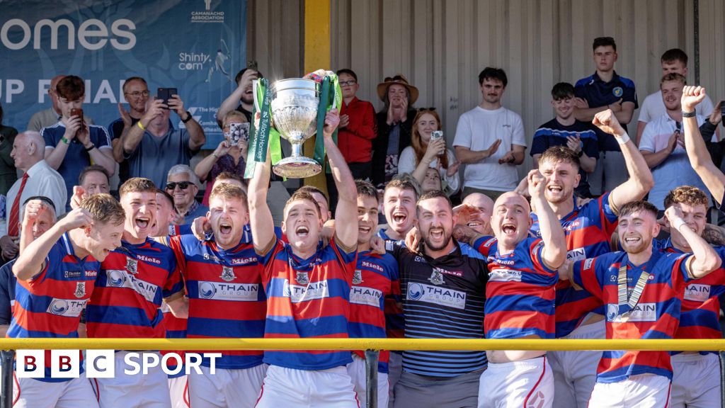 Shinty: Kingussie lift Camanachd Cup to move closer to Grand Slam