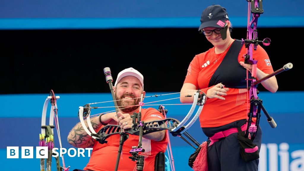 Paris 2024: Pregnant Jodie Grinham and Nathan MacQueen win gold for GB