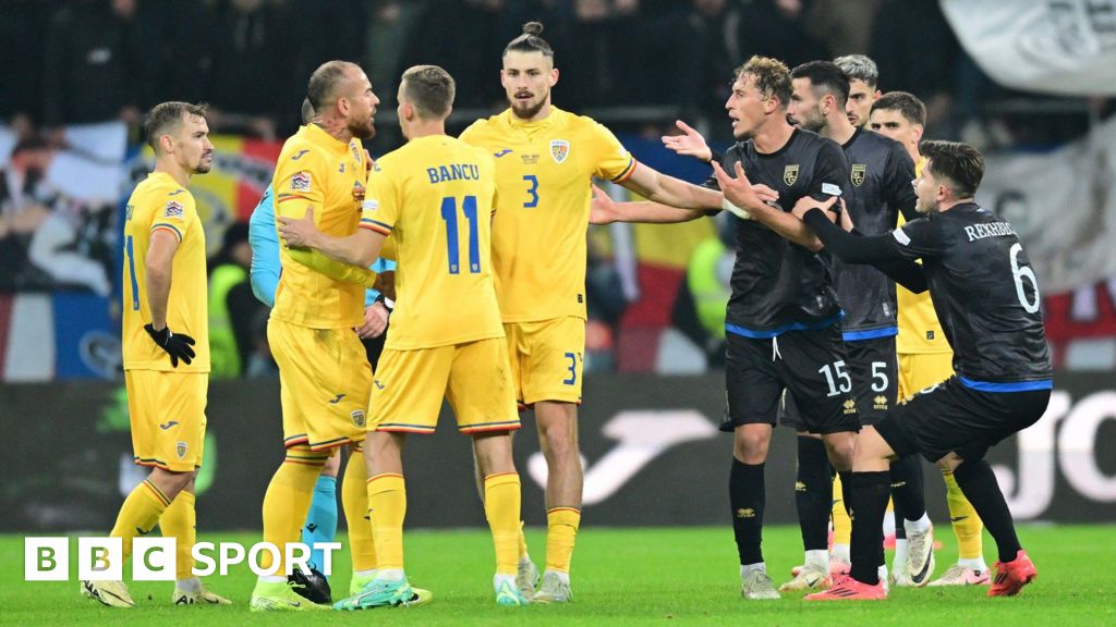 Romania vs Kosovo: Uefa opens disciplinary procehttps://optimo.tools.bbc.co.uk/assets/cly2v48gpvjo/settingsedings against both federations after abandoned match