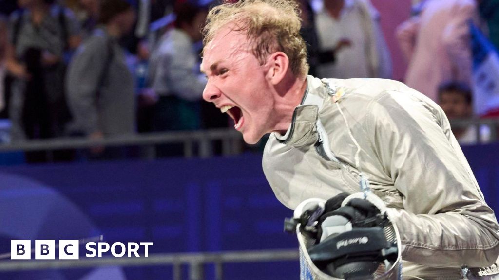 Paralympics 2024: Piers Gilliver wins wheelchair fencing silver for Great Britain in men’s Sabre A