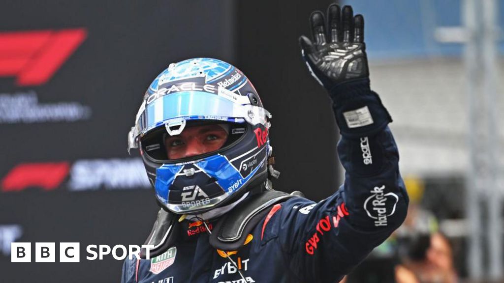 Miami Grand Prix: Max Verstappen wins sprint race from Charles Leclerc