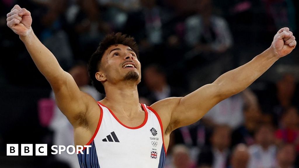 Paris Olympics 2024: Jake Jarman takes floor bronze for GB