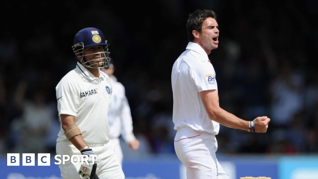 Sachin Tendulkar and James Anderson honoured with England-India trophy