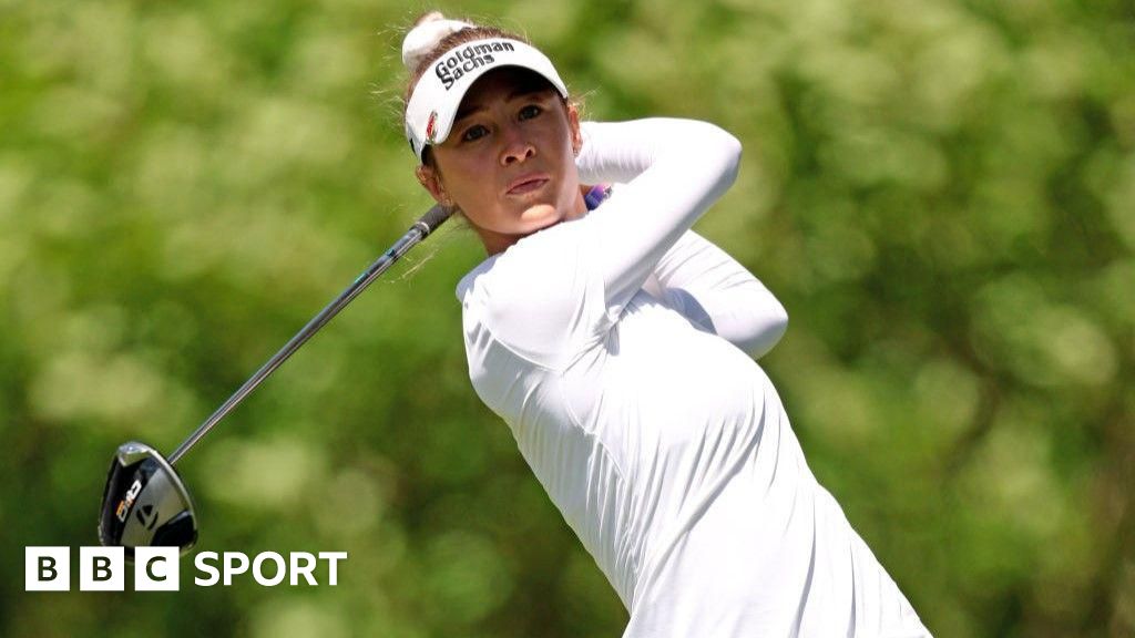 Nelly Korda’s hopes of record-breaking sixth straight LPGA title fade away at Founders Cup