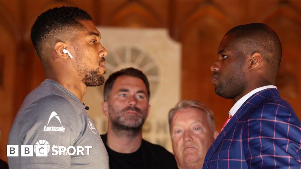 Anthony Joshua vs Daniel Dubois: Champion Dubois slams table in understated news conference