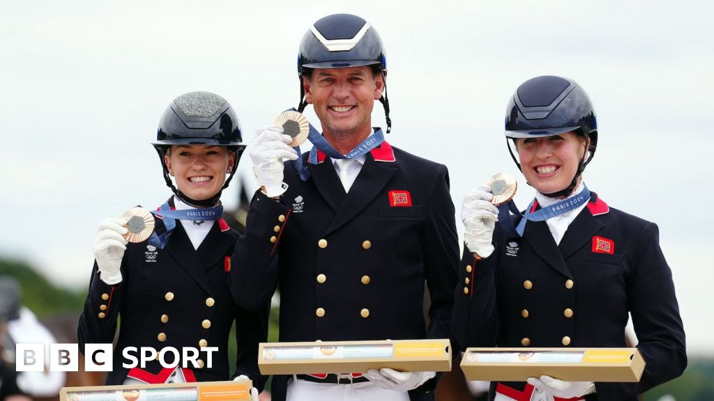 Olympics dressage: Great Britain win team bronze despite Charlotte Dujardin withdrawal