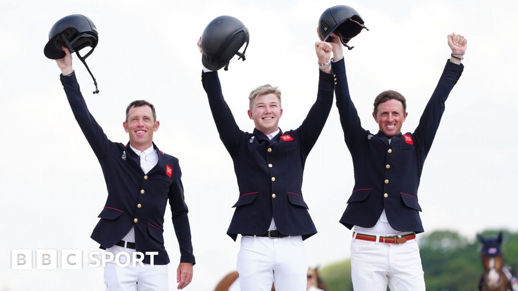 Olympics equestrian: Great Britain win showjumping team gold