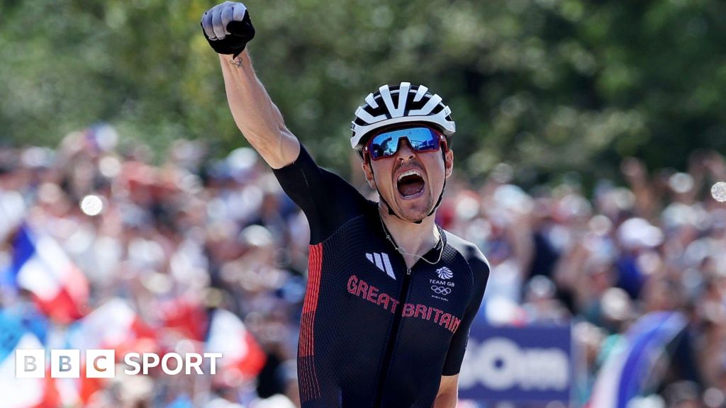 Olympics mountain bike: Tom Pidcock wins astonishing gold after fighting back from puncture