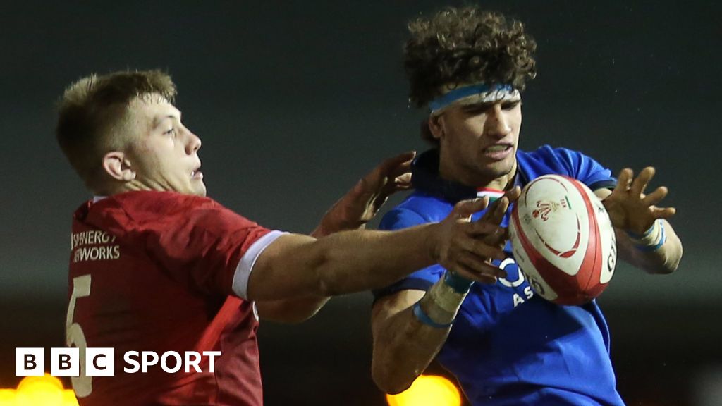 Under20s Six Nations Wales 717 Italy BBC Sport