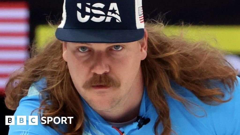 Winter Olympics: American curler Matt Hamilton growing his hair to raise  money - BBC Sport