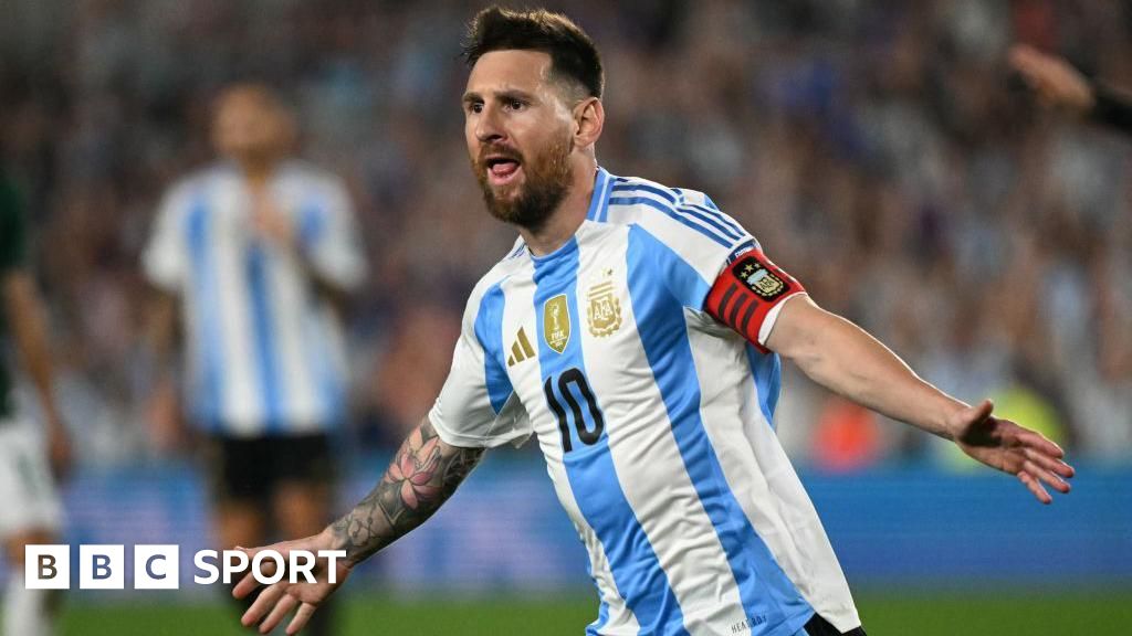 Argentina 6-0 Bolivia: Lionel Messi scores hat-trick in World Cup qualifying