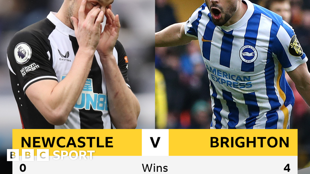 Newcastle v Brighton: Head-to-head record - BBC Sport