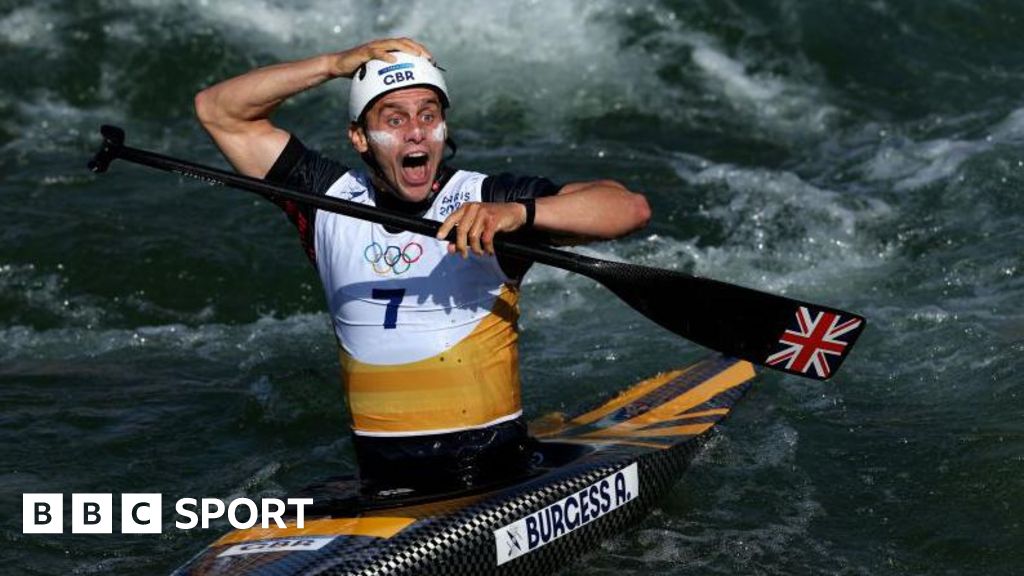 Great Britain's Burgess wins canoe slalom silver