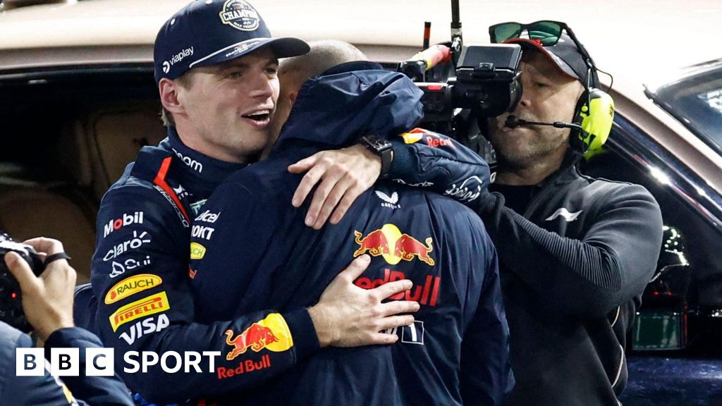 Max Verstappen wins fourth world title as George Russell triumphs in Las Vegas Grand Prix