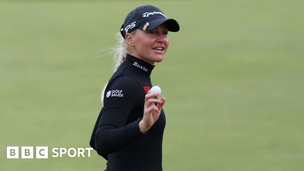 Women’s Open 2024: Charley Hull takes one-shot lead after opening round