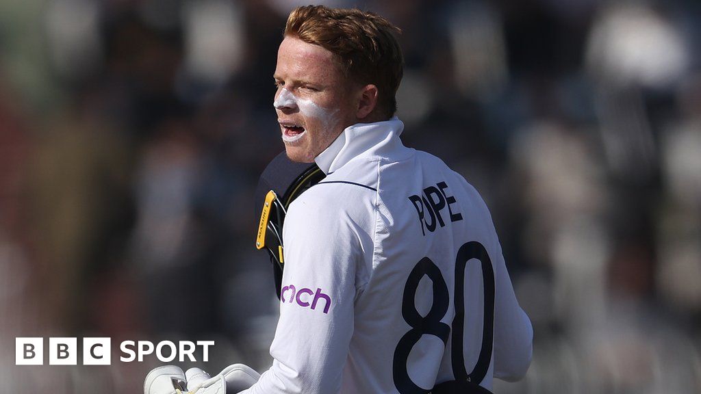 Pakistan v England Ollie Pope could keep wicket in second Test in
