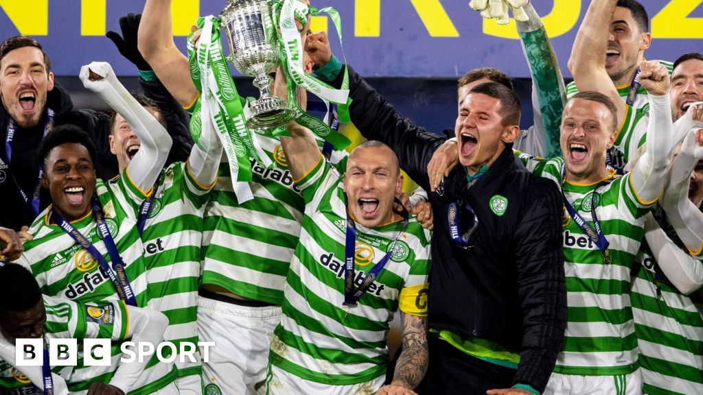 Scottish Cup final: Celtic beat Hearts after penalties to complete ...