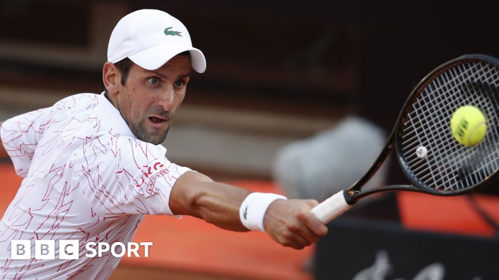 Novak Djokovic through to Italian Open final - BBC Sport