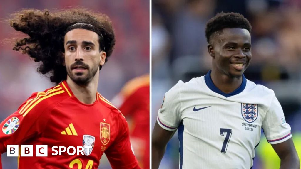 Euro 2024 final - Spain vs England key battles: Marc Cucurella vs ...