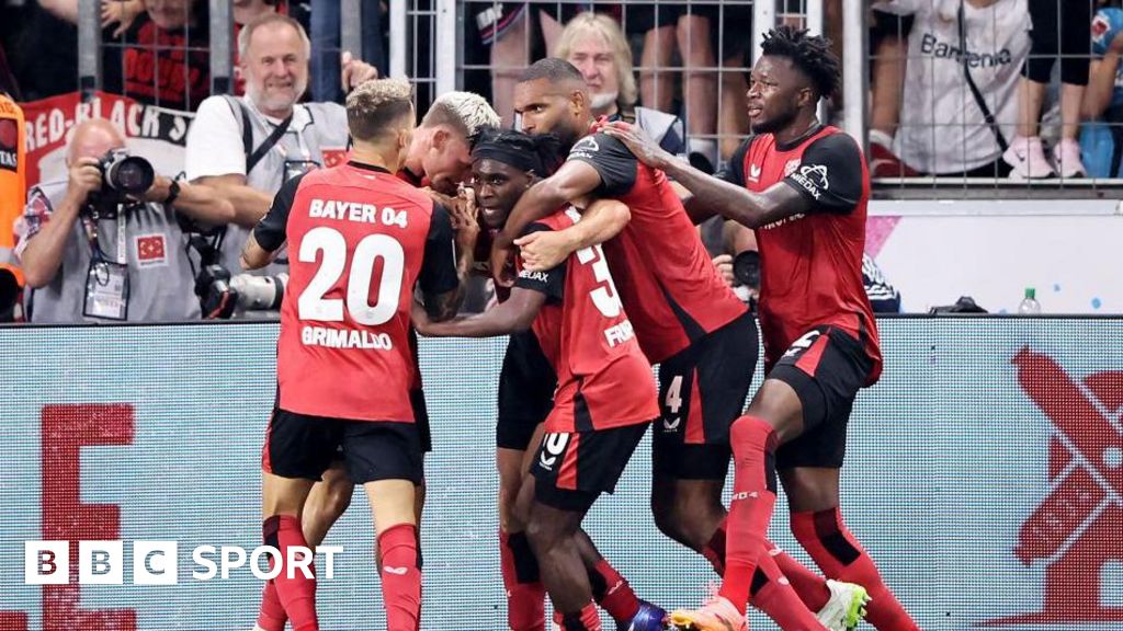 German Super Cup: Bayer Leverkusen beat Stuttgart on penalties after late goal by Patrik Schick